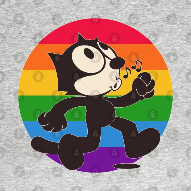 Felix the Cat PRIDE by darklordpug